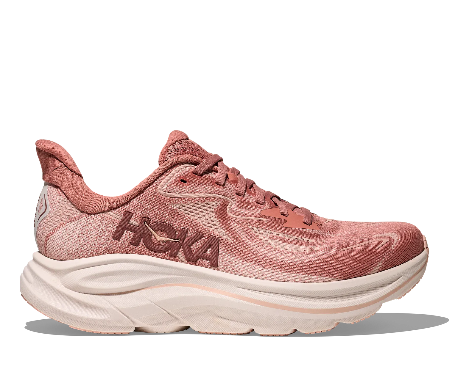 可愛いHOKA CLIFTON10 新色ベージュピンクカラー23.5cm ワイド Hoka Women's Clifton 10 (Wide) Blush / Rose Latte