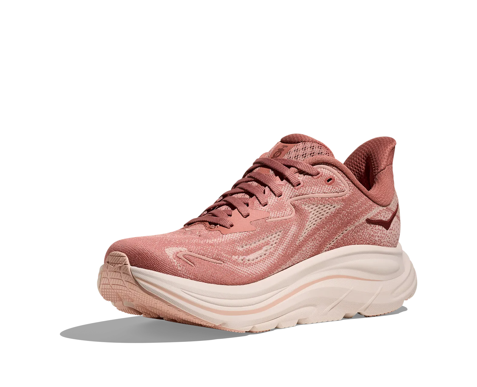 Hoka Women's Clifton 10 (Wide) Blush / Rose Latte