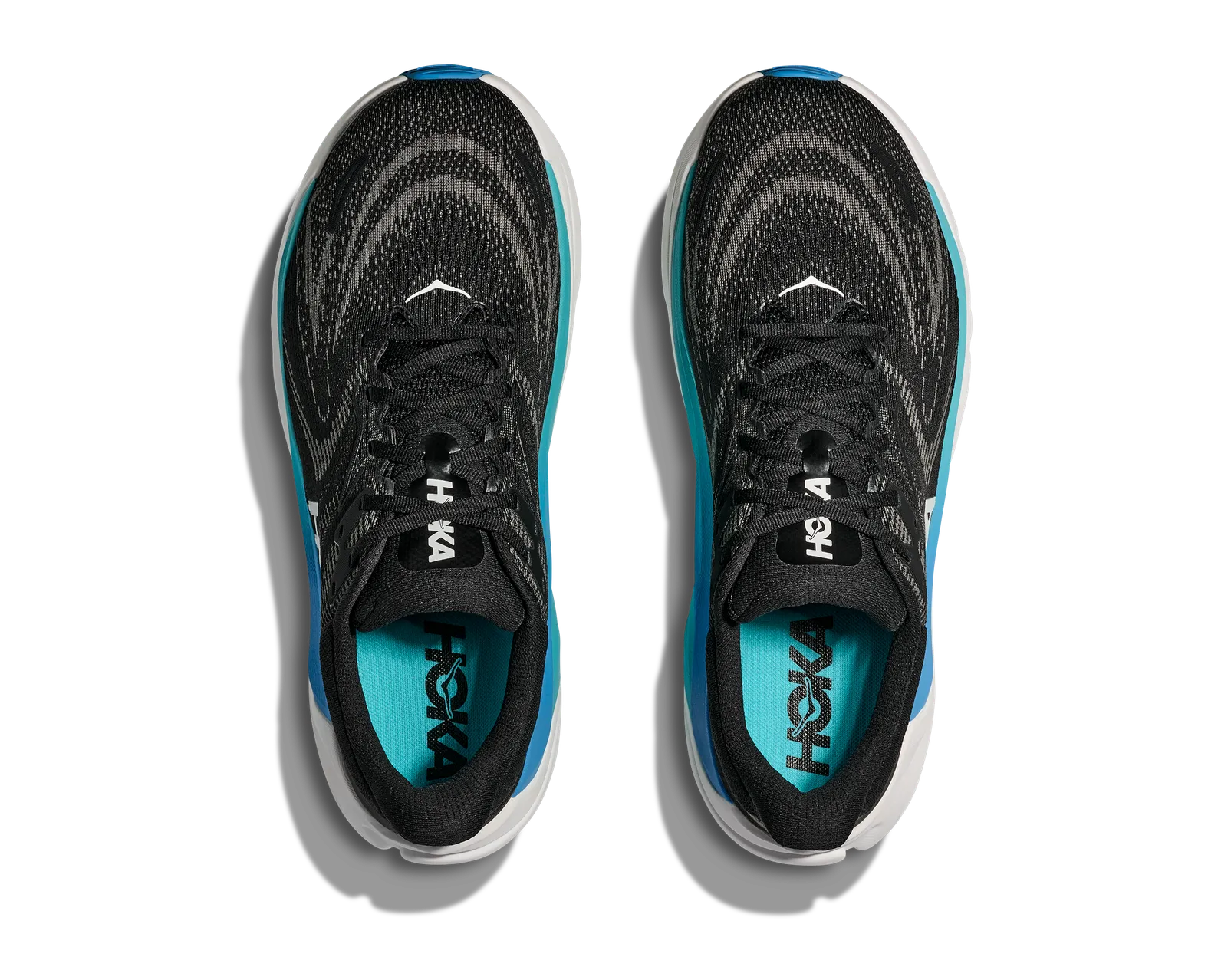 HOKA Men's ARAHI 8 WIDE BLACK / SKYWARD BLUE