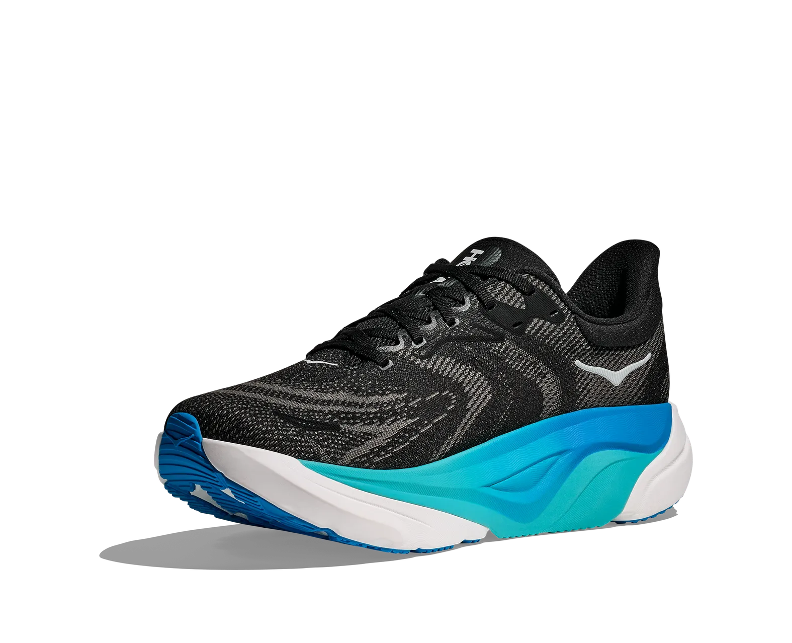 Hoka Men's ARAHI 8 WIDE BLACK / SKYWARD BLUE