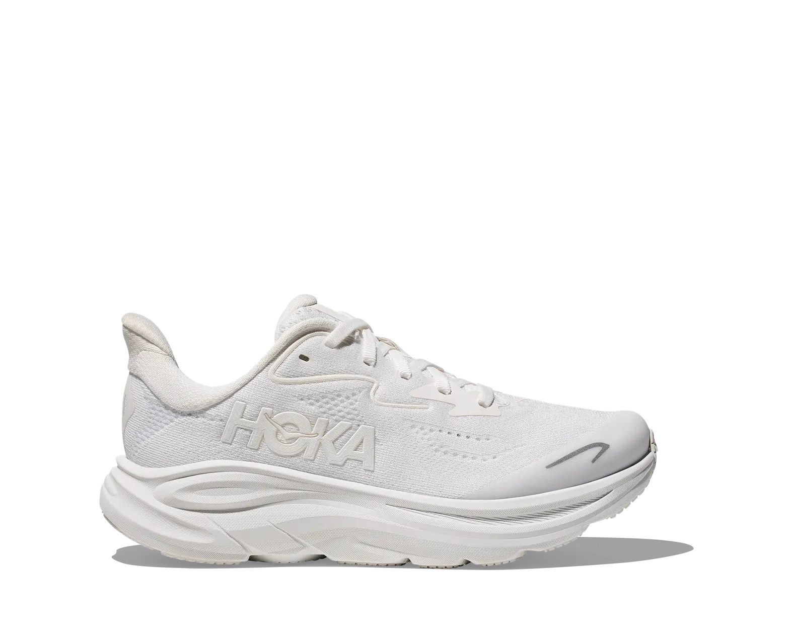 ホワイトカーボンシャフト　12.50 　ユニロック HOKA Youth CLIFTON 10 BIG KIDS WHITE / WHITE