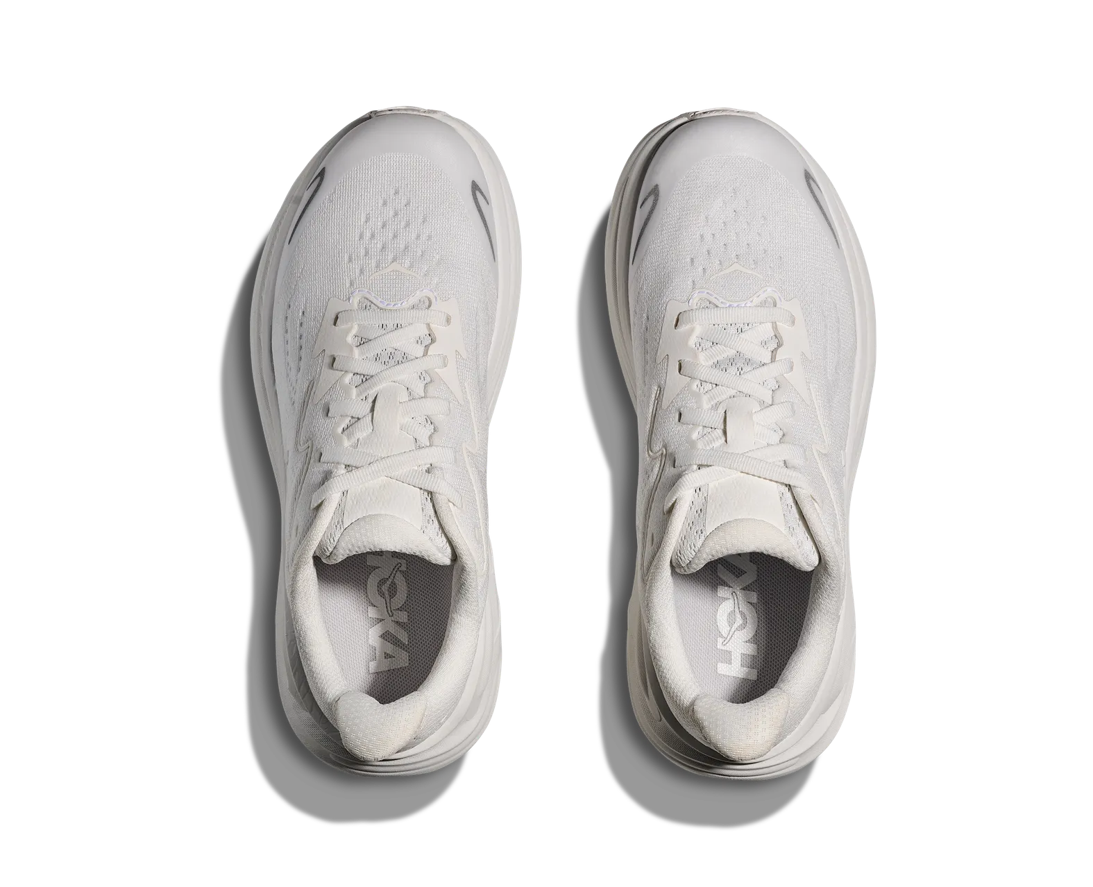 HOKA Youth CLIFTON 10 BIG KIDS WHITE / WHITE