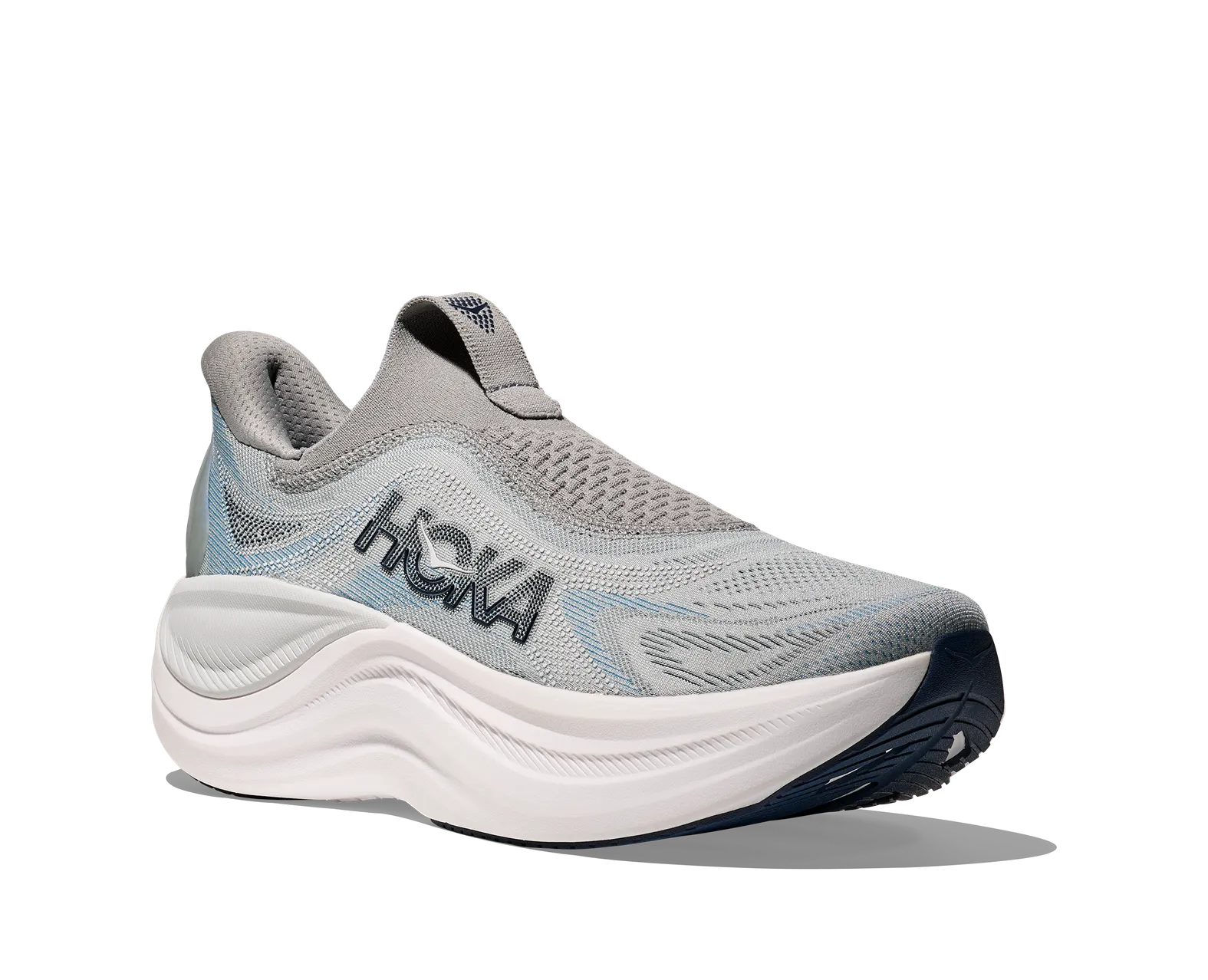 Hoka Men's Skyward Laceless Stardust / Stellar Grey