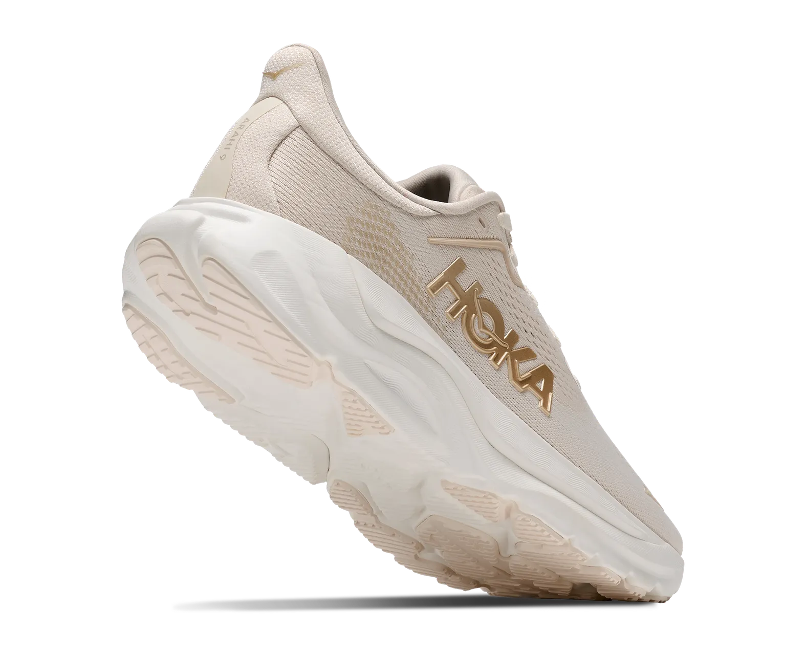 Hoka Women's Arahi 9 ALABASTER / OAT MILK