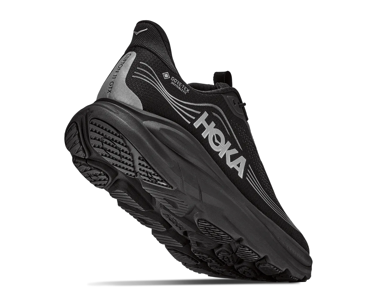 Hoka Women's CLIFTON 11 GTX WIDE BLACK / BLACK