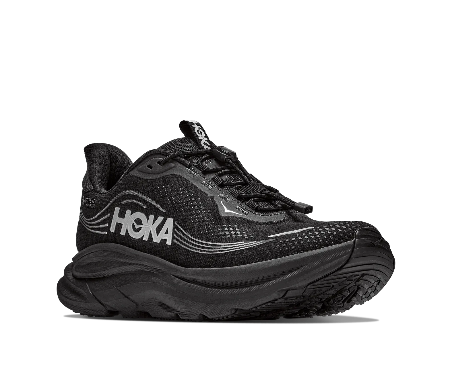 Hoka Women's CLIFTON 11 GTX WIDE BLACK / BLACK