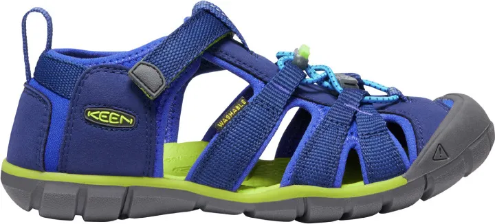 Keen Little Kids' Seacamp II CNX BLUE/CHARTREUSE