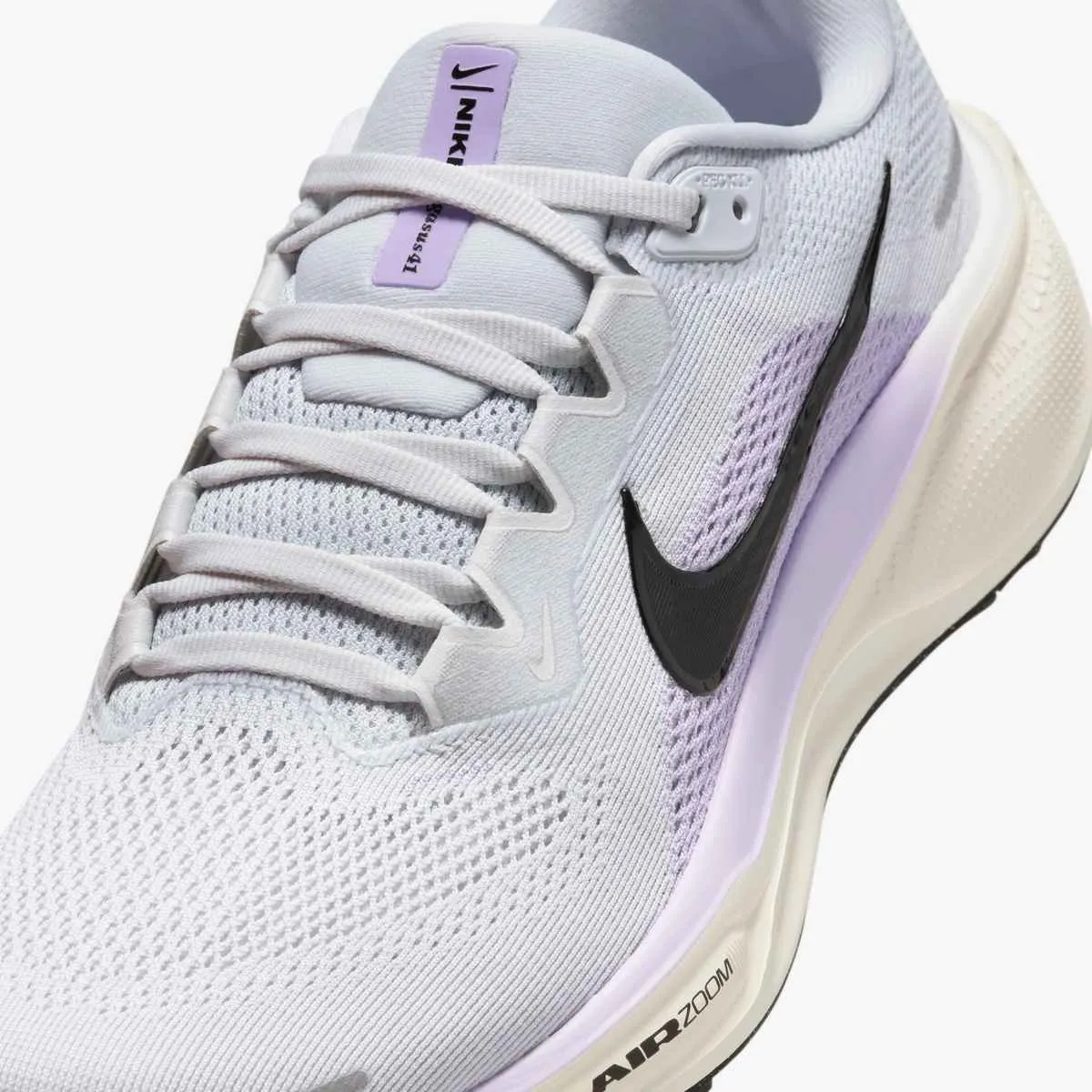Nike Women's Pegasus 41 Pure Platinum/Black-Lilac Bloom