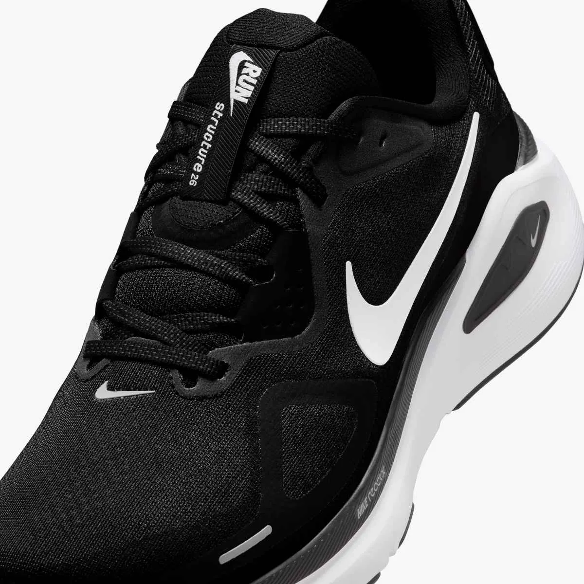 NIKE Men's Structure 26 BLACK/WHITE-COOL GREY-METALLIC SILVER