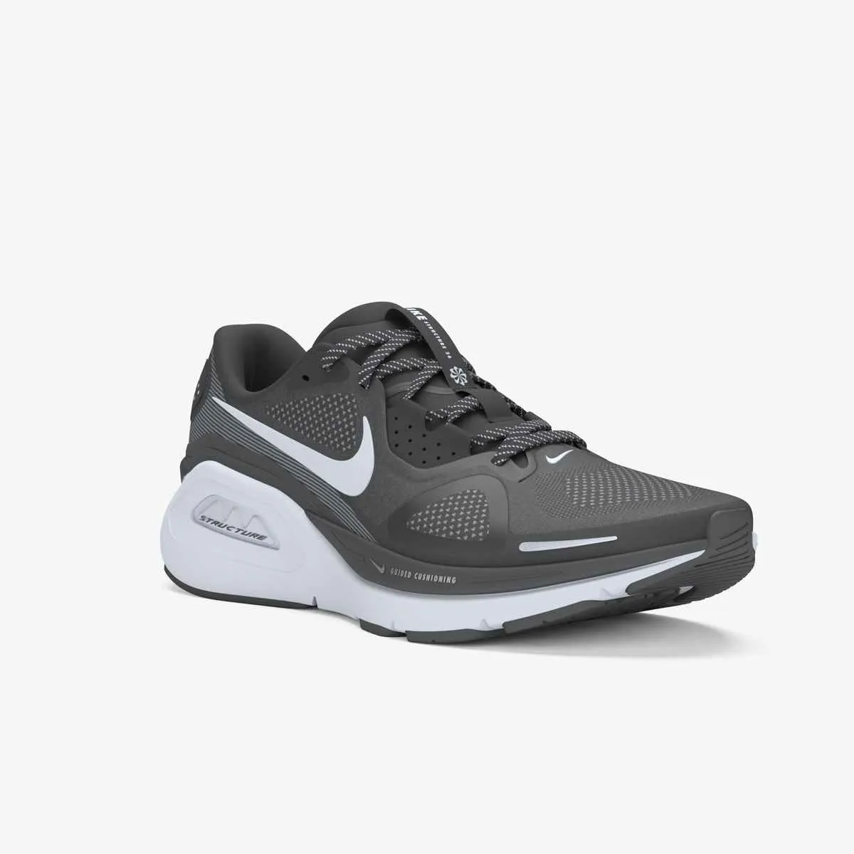 NIKE Men's Structure 26 BLACK/WHITE-COOL GREY-METALLIC SILVER