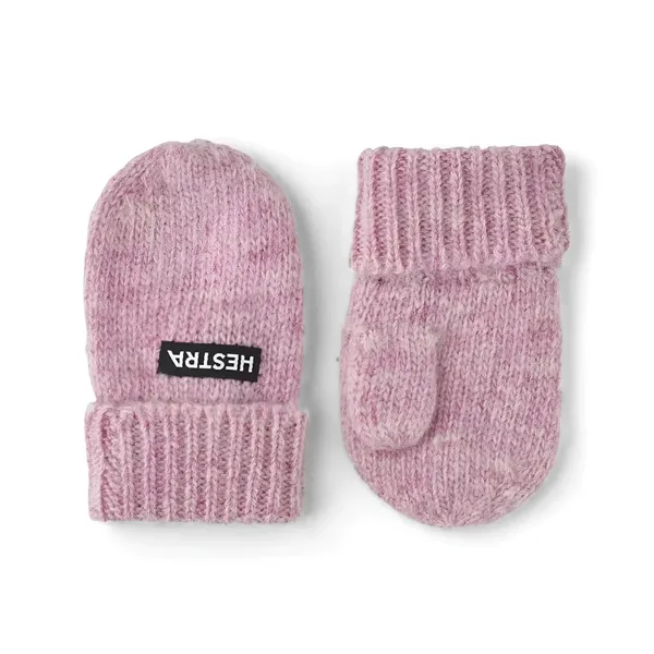 HESTRA GLOVES Baby Pancho Mitt PINK
