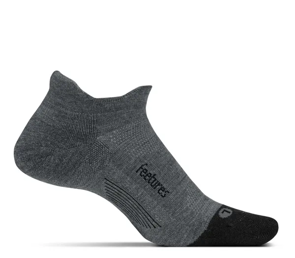 Feetures MERINO CUSHION NO SHOW GRAY