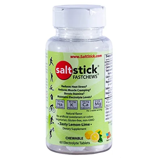 SALT STICK FASTCHEWS 60CT LEMON LIME