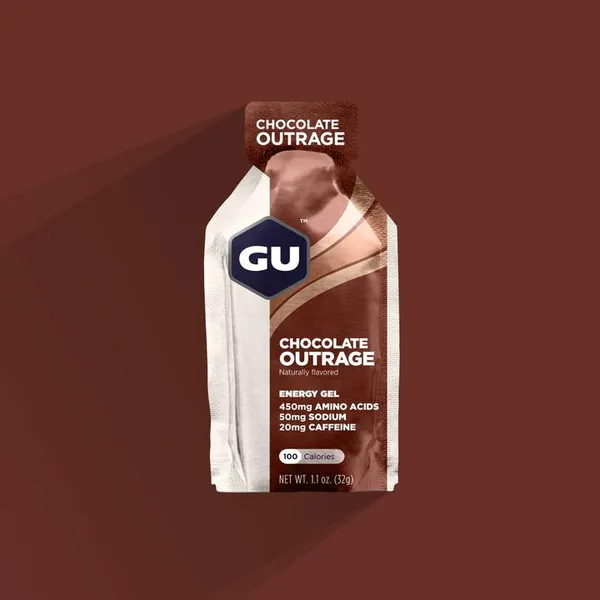 GU GU ORIGINAL ENERGY GEL CHOCOLATE OUTRAGE