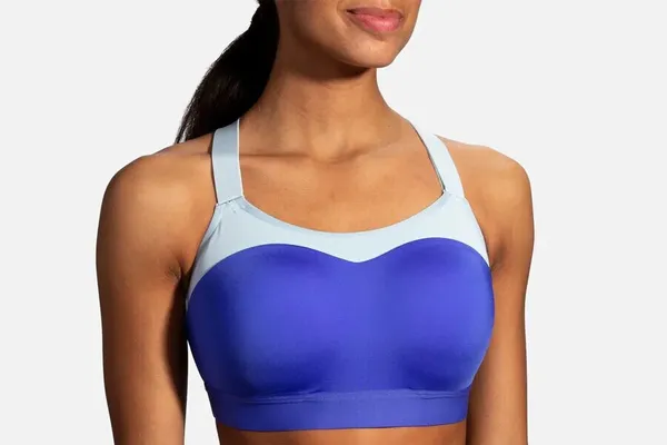 Brooks Dare Racerback Run Bra Lapis/Glacier
