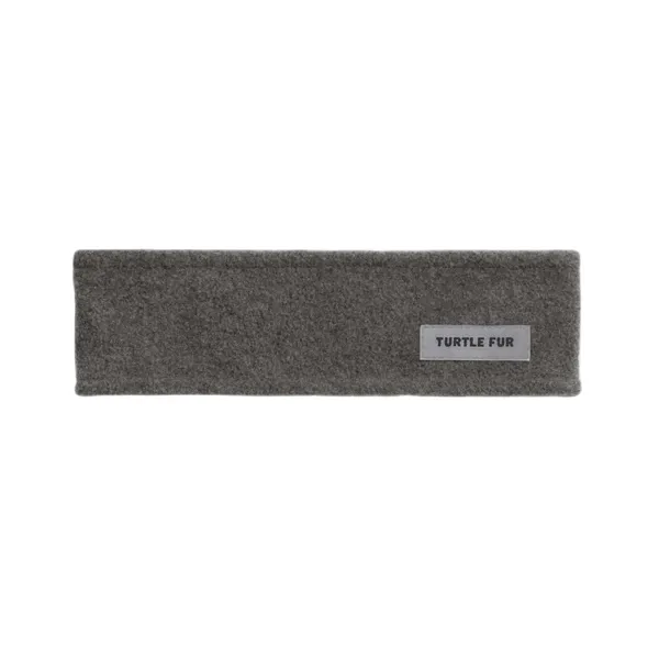 TURTLE FUR Chelonia Double-Layer Headband CHARCOAL
