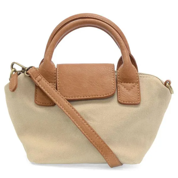 JOY SUSAN Mini Canvas Tote NATURAL CANVAS