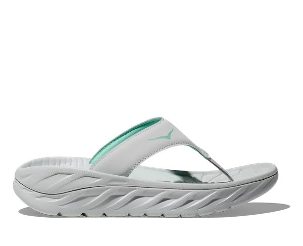 Hoka Women's ORA RECOVERY FLIP COSMIC GREY / SEAFOAM