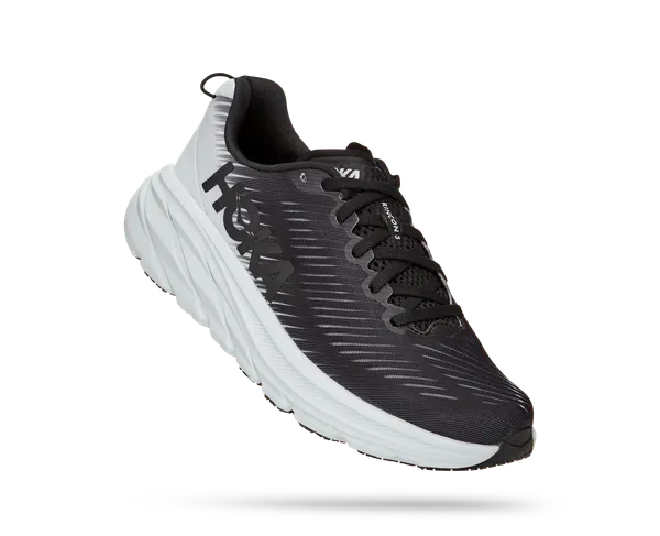 HOKA Women's RINCON 3 WIDE BLACK / WHITE