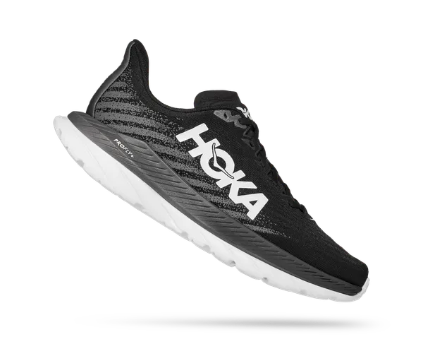 Hoka Women's MACH 5 BLACK / CASTLEROCK