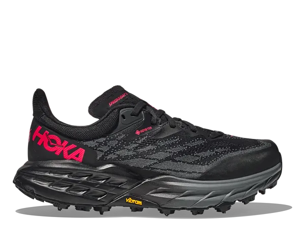 Hoka WOMEN'S SPEEDGOAT 5 GTX SPIKE BLACK / BLACK