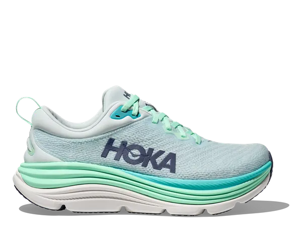 Hoka Women's Gaviota 5 Snow Melt/Cielo Blue
