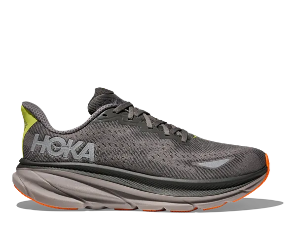 Hoka Men's CLIFTON 9 GTX ASPHALT GREY / GRAVEL