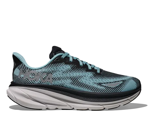Hoka Women's CLIFTON 9 GTX BLACK / RAINDROP