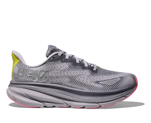 Hoka Women's CLIFTON 9 GTX GREY SKIES / FOGGY GREY