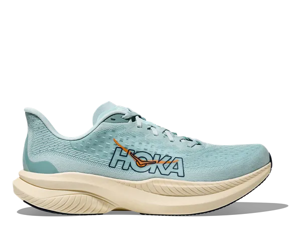 Hoka Men's MACH 6 Clear Sea/Sea Water