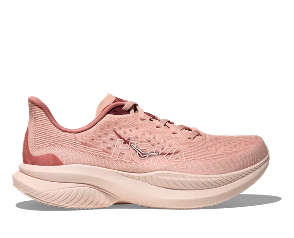 Hoka Women's MACH 6 Rose Latte/Blush