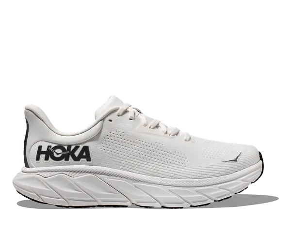 HOKA MEN'S ARAHI 7 BDBSW Blanc De Blanc/Steel Wool