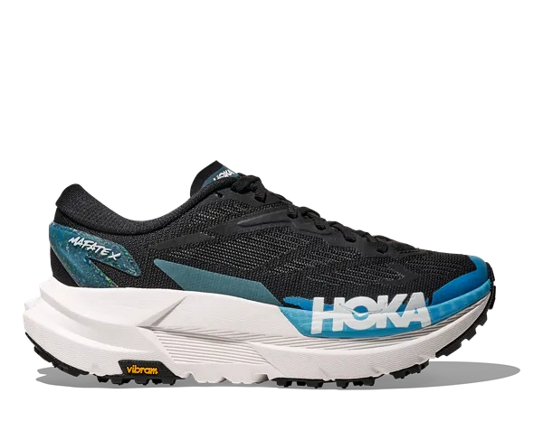 Hoka Women's Mafate X BLACK / SKYWARD BLUE