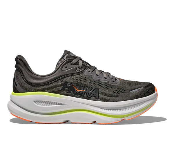 Hoka Men's BONDI 9 ASPHALT GREY / GRAVEL