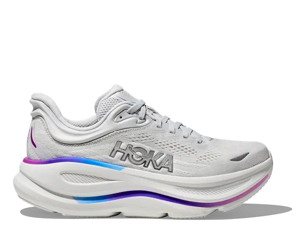 Hoka Women's BONDI 9 COSMIC GREY / WHITE