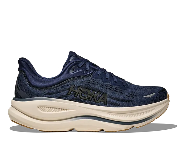 Hoka Men's BONDI 9 WIDE MIDNIGHT BLUE / VARSITY NAVY