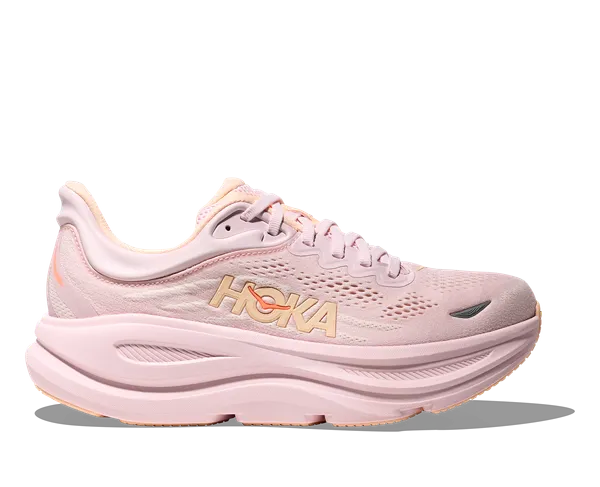 Hoka Women's BONDI 9 WIDE LILAC CREAM / TANGERINE GLOW