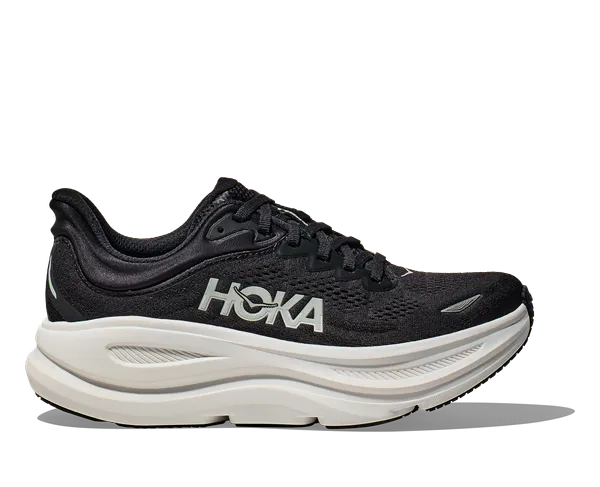 Hoka Women's BONDI 9 X-WIDE BLACK / WHITE