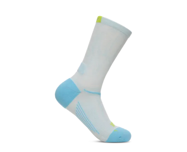 Hoka All Gender CLIFTON CREW RUN SOCK GLIMMERING BLUE