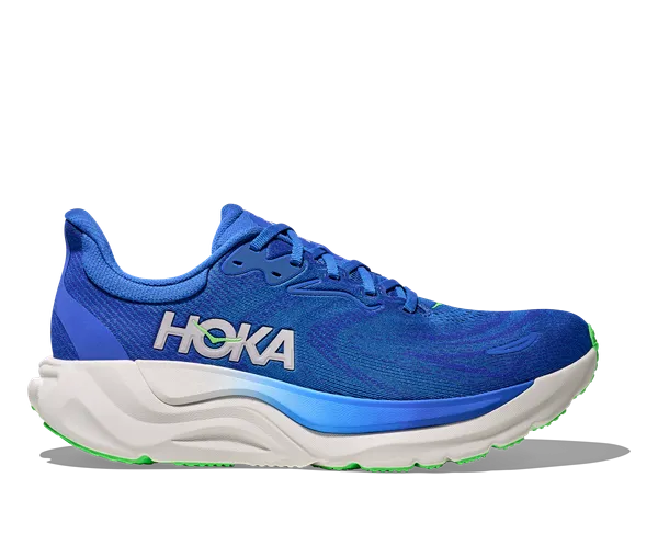 Hoka Men's ARAHI 8 WIDE COBALT BLUE / NEON GREEN