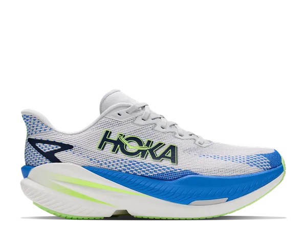 Hoka Men's MACH X 3 Cosmic Grey/Virtual White