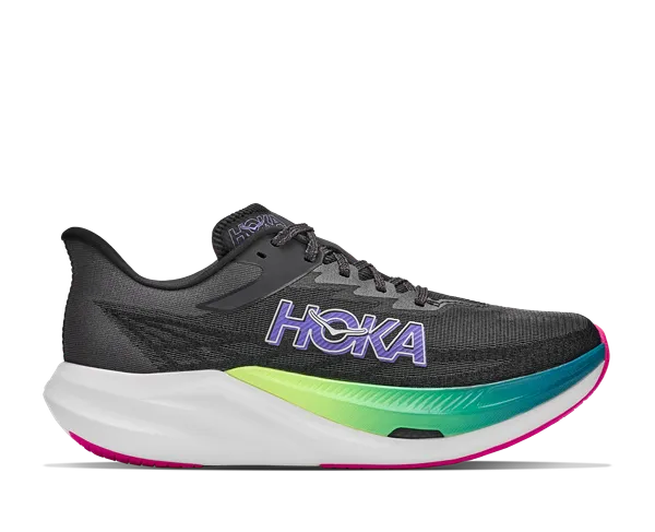 Hoka All Gender ROCKET X 3 BLACK / NEON NEBULA