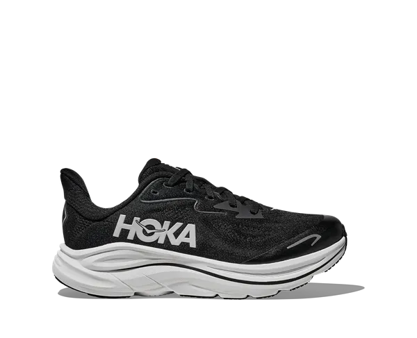 Hoka Youth CLIFTON 10 BIG KIDS Black/White