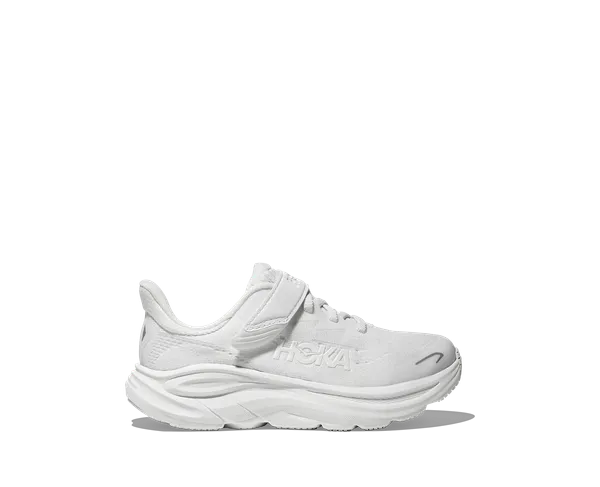Hoka Little Kid's Clifton 10 WHITE / WHITE