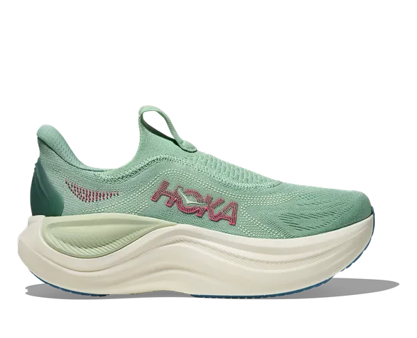 Hoka Women's SKYWARD LACELESS Jadeite/Sea Glass