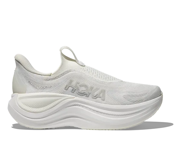 Hoka Women's SKYWARD LACELESS WHITE / WHITE