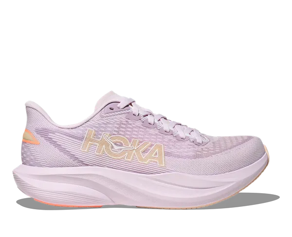 Hoka Women's MACH 7 WIDE LILAC CREAM / TANGERINE GLOW