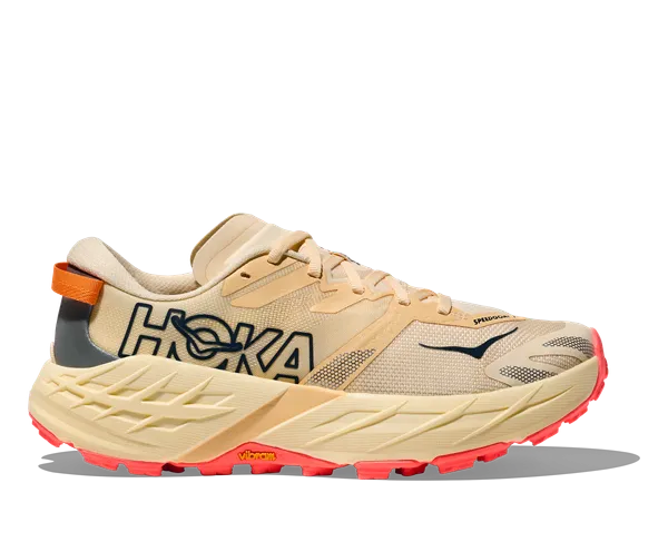 Hoka Women's SPEEDGOAT 7 WIDE VINTAGE YELLOW / NEON FLAME