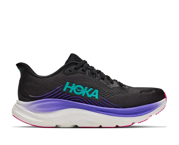 Hoka Women's CLIFTON 11 BLACK / NEON NEBULA