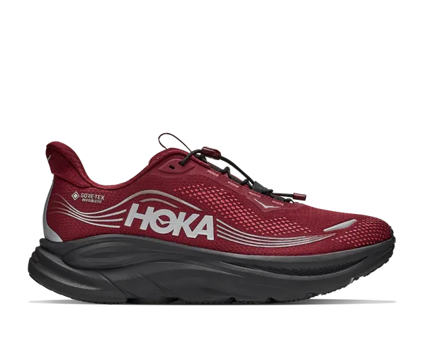 HOKA M CLIFTON 11 GTX VARSITY BURGUNDY/CARBON BLACK
